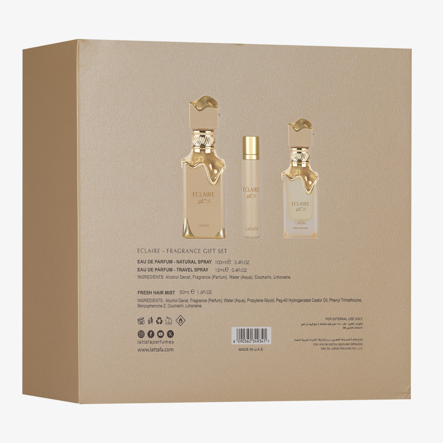Eclaire Lattafa Gift Set