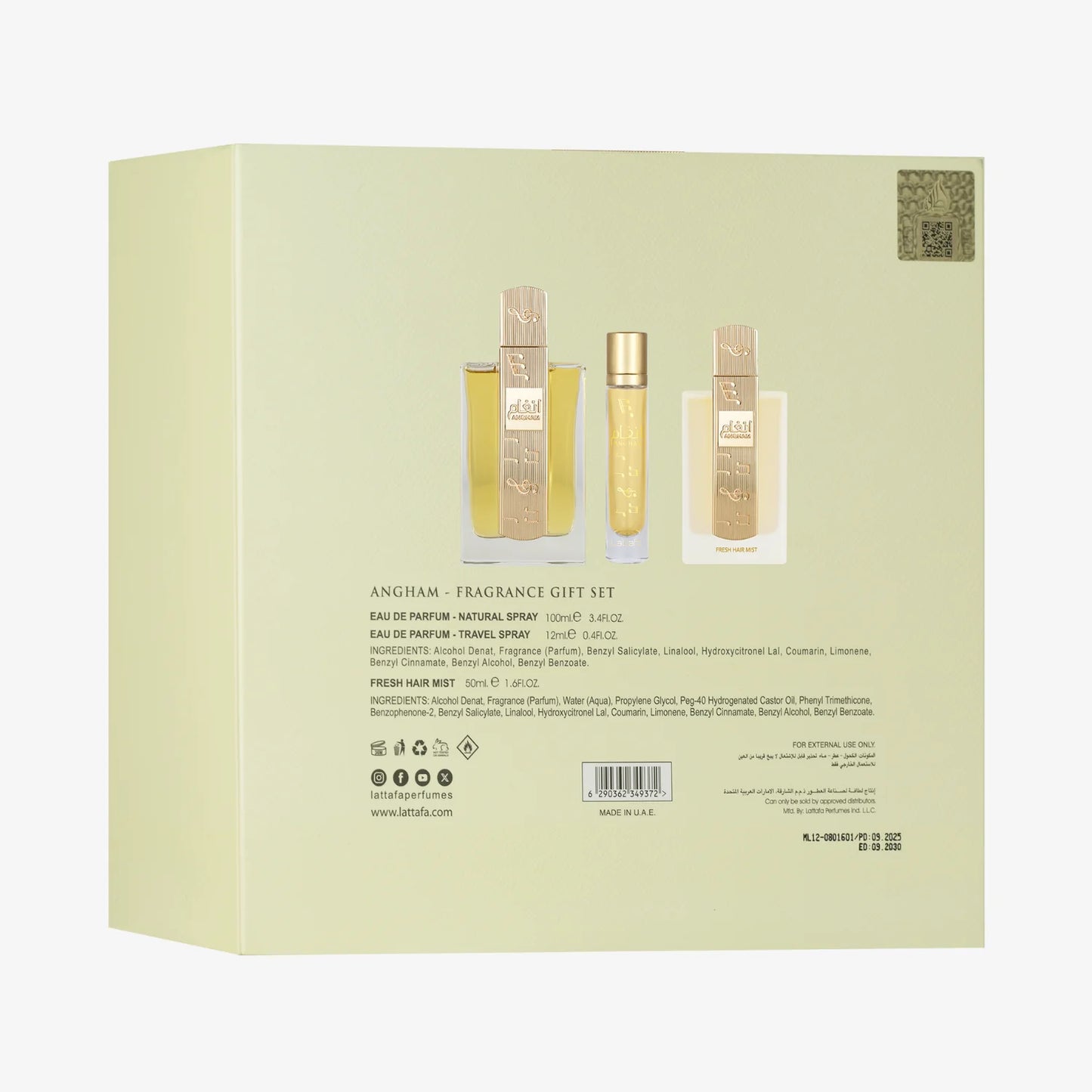Angham Lattafa Gift Set
